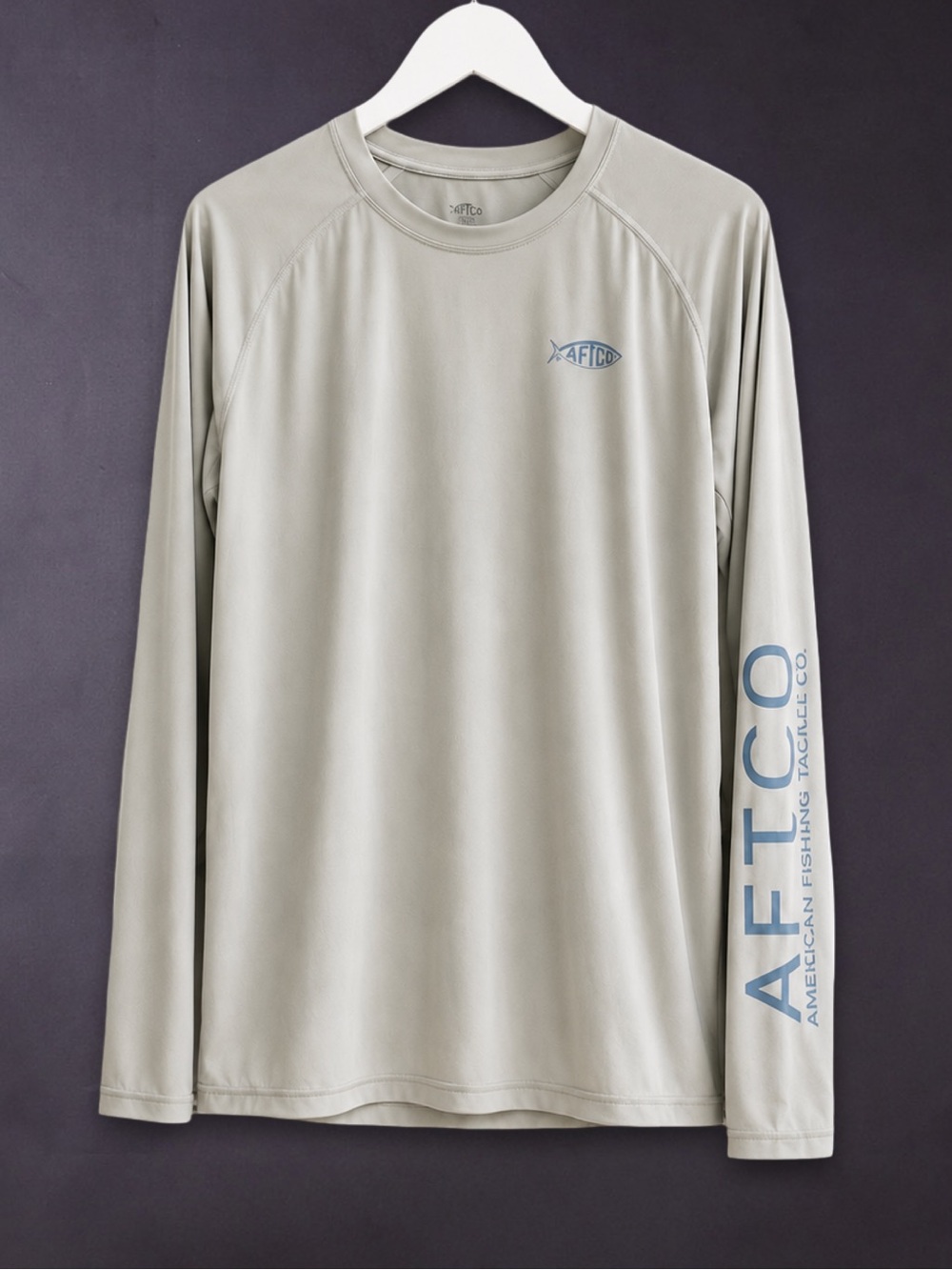 AFTCO Boys Large Performance Fishing Shirt UPF Sun Protection Long Sleeve